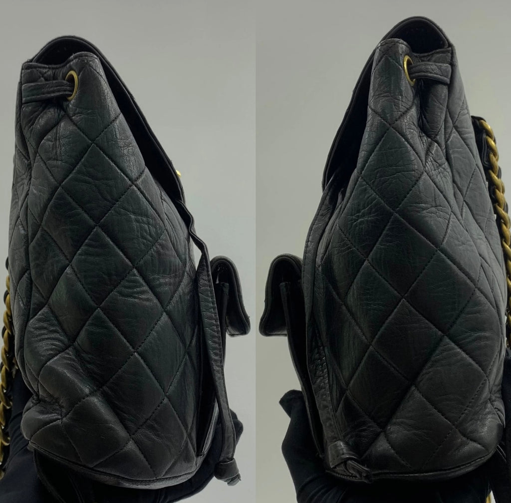 CHANEL Vintage Duma Backpack Lambskin