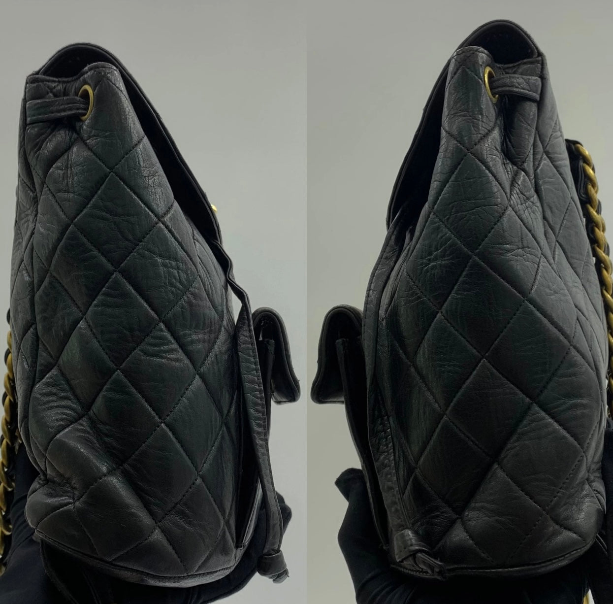 CHANEL Vintage Duma Backpack Lambskin