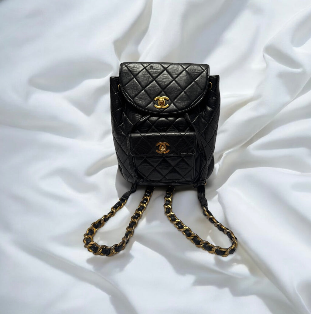CHANEL Vintage Duma Backpack Lambskin