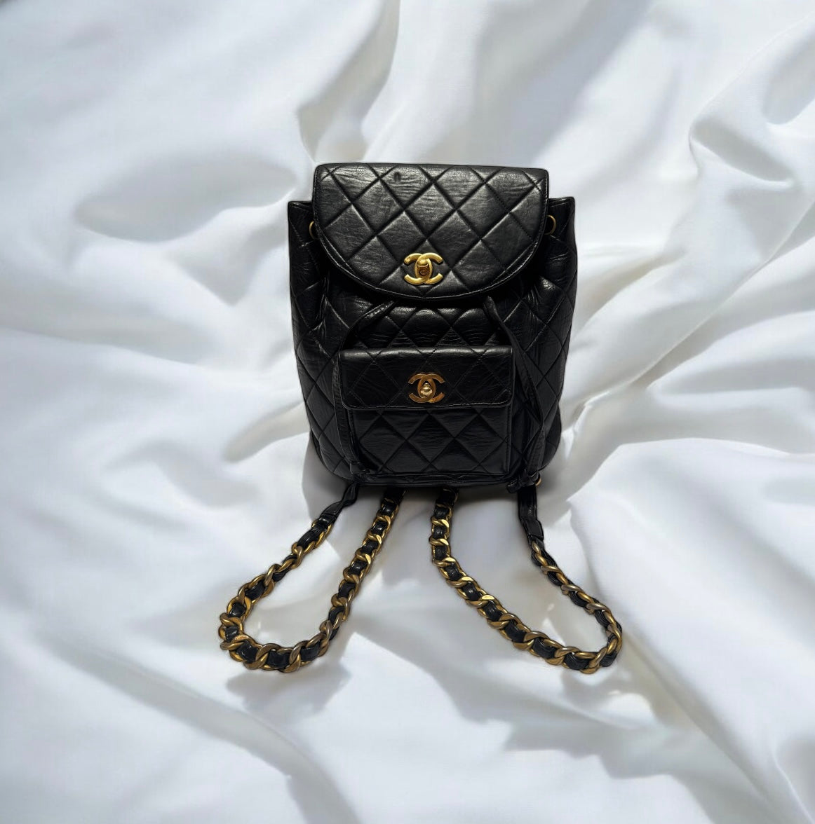 CHANEL Vintage Duma Backpack Lambskin