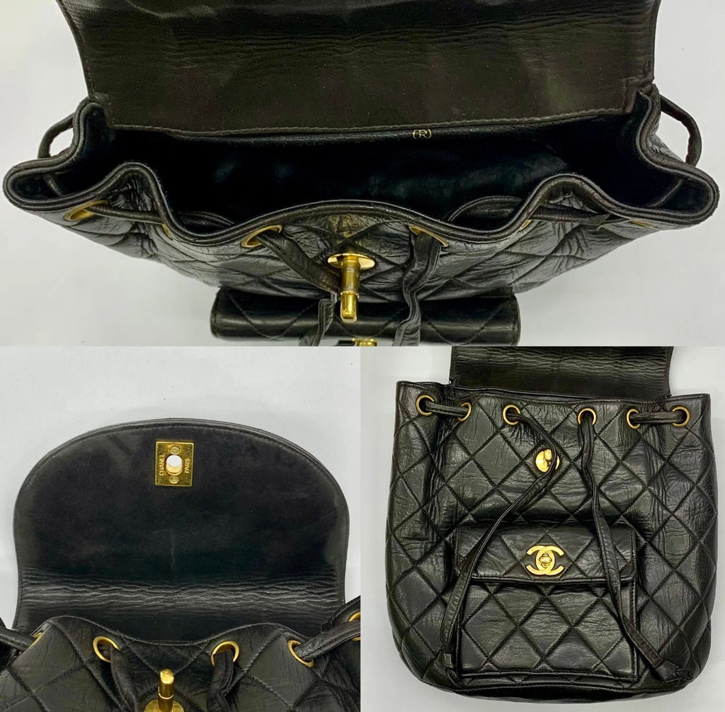 CHANEL Vintage Duma Backpack Lambskin