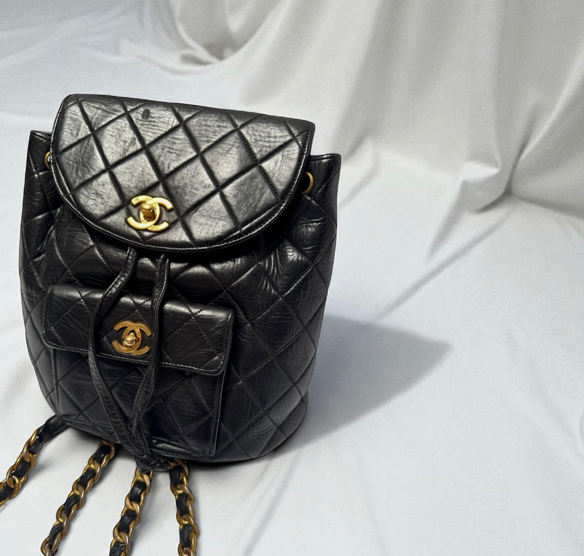 CHANEL Vintage Duma Backpack Lambskin